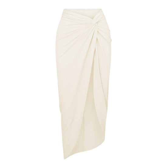 Damen Badeanzug mit raffinierten Drapierungen und eleganten Goldakzenten R&B