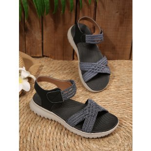 Damen Sportliche Sandalen mit elastischen Riemen R&B