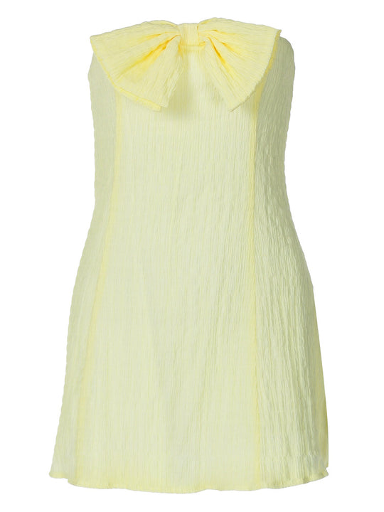 Damen Verspieltes Sommerkleid mit weitem Kragen und plissierten Details R&B