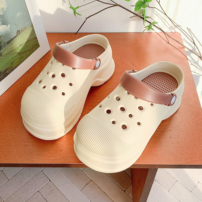 Damen modische Wasserclogs mit rutschfestem Design und verstellbarem Riemen R&B