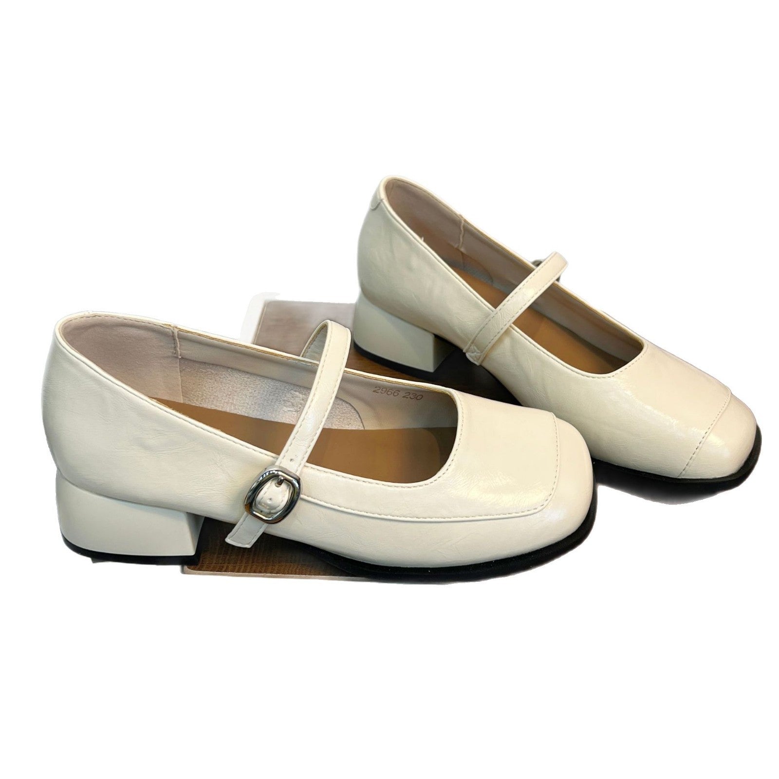 Damen elegante Ballerinas mit verstellbarem Riemen und bequemem Fußbett R&B