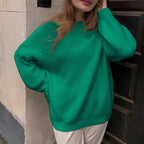 Damen Oversized Pullover aus hochwertigem Strick R&B