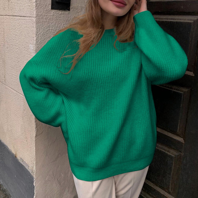 Damen Oversized Pullover aus hochwertigem Strick R&B
