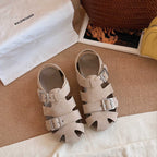 Damen modische Sandalen mit verstellbaren Schnallen und rutschfester Sohle R&B