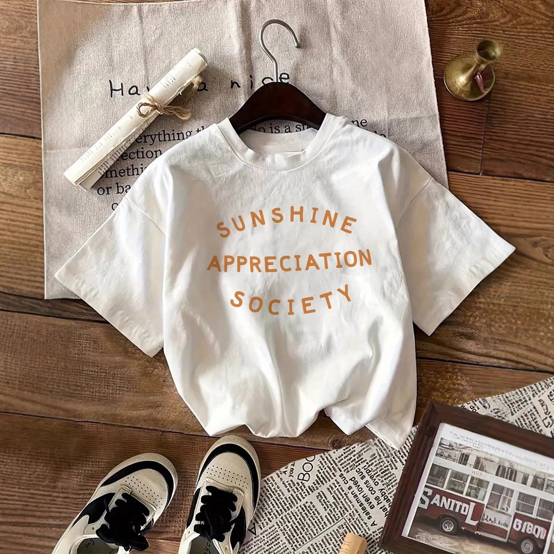 Damen oversized Bachelorette T-Shirt mit exklusivem Print R&B