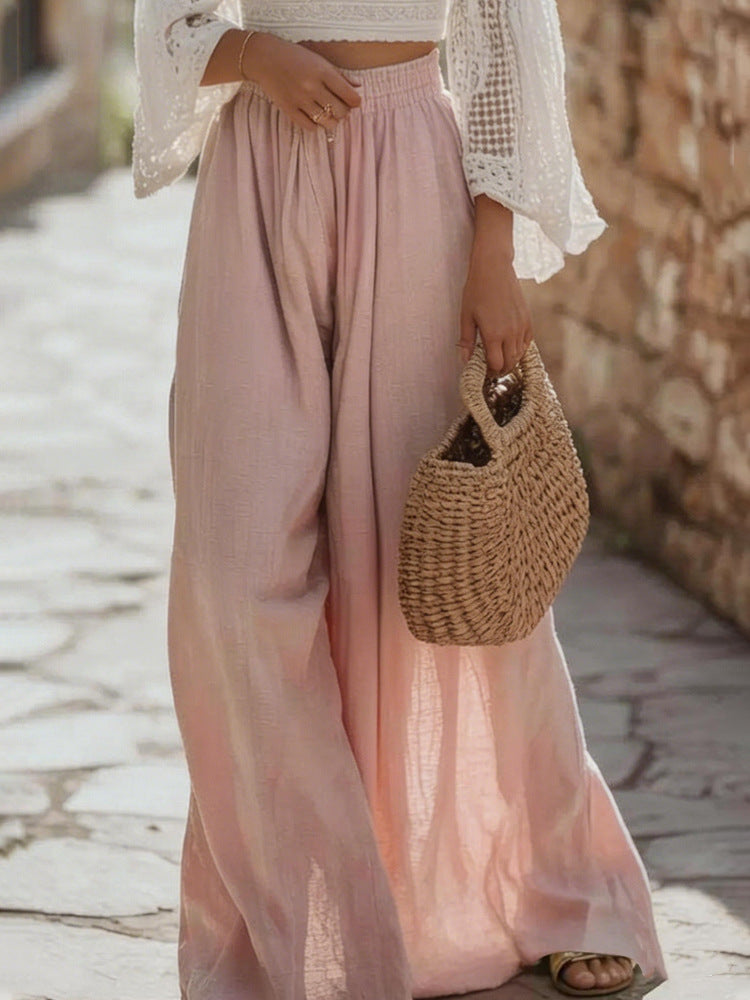 Damen weite Leinenhose R&B
