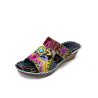 Damen Komfortable und stilvolle Blumensandalen R&B