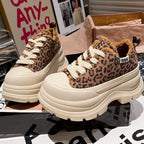 Damen Sneakers mit luxuriösem Fleece-Innenfutter und robustem Plateau R&B