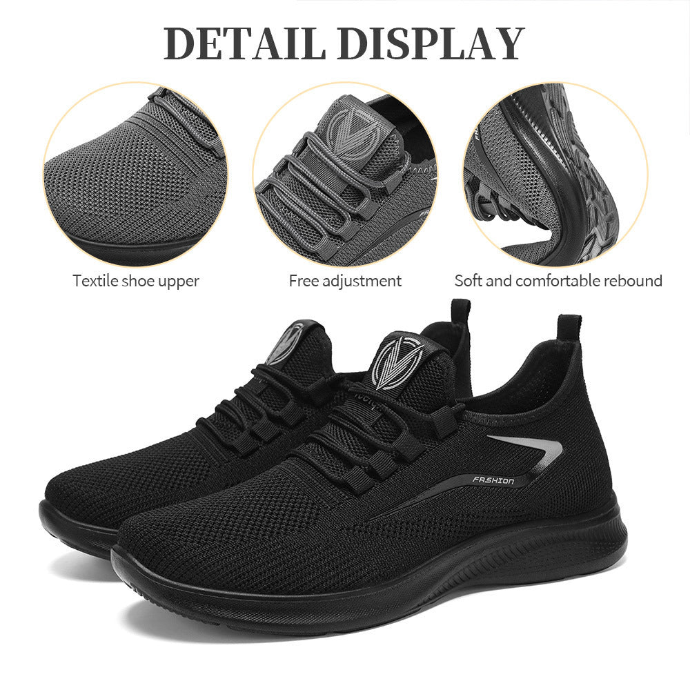 Damen Leichte und atmungsaktive Sport-Sneaker mit elastischer Stricktechnologie R&B