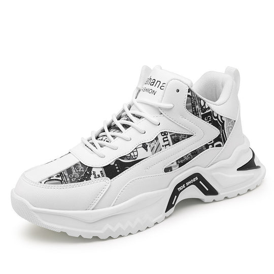 Damen moderne Sneakers mit auffälligem Print und dämpfender Laufsohle R&B