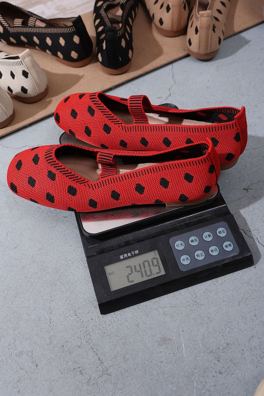 Damen Bequeme und stylische Ballerinas mit elastischem Riemen R&B