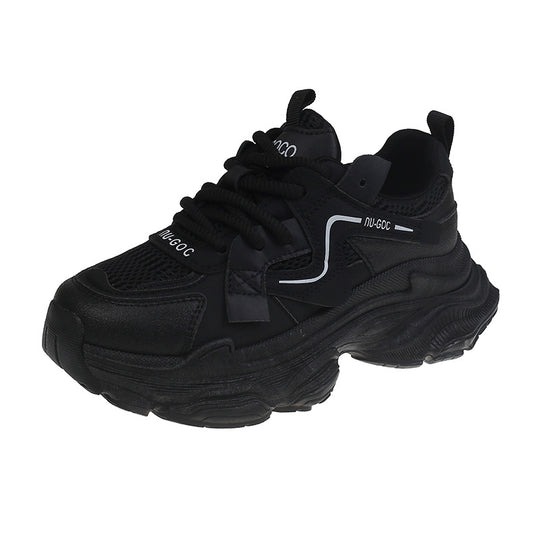 Damen Modische Komfort-Sneaker mit atmungsaktiver Mesh-Oberfläche und dämpfender Sohle R&B