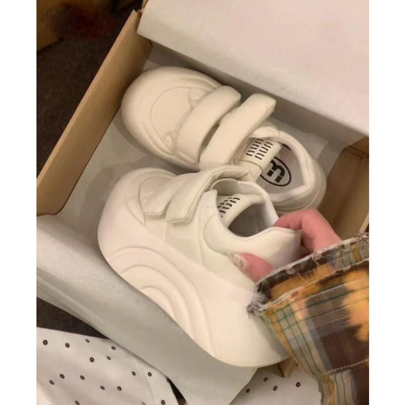 Damen Chunky Plateausneaker mit verstellbarem Klettverschluss R&B