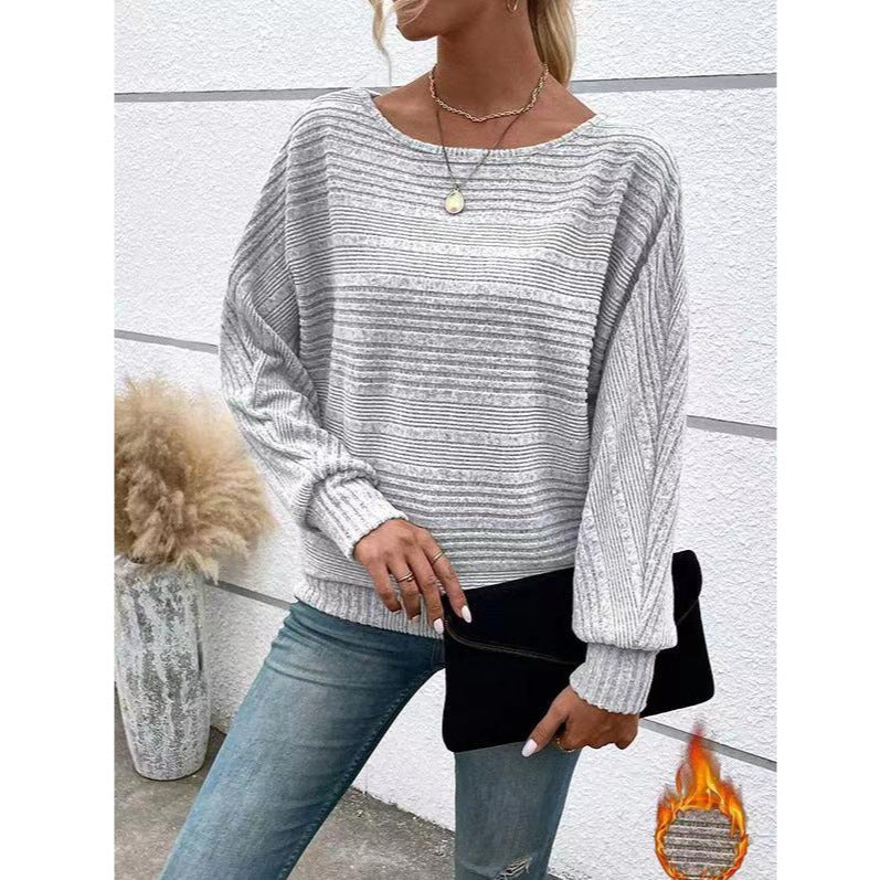 Damen Pullover mit strukturiertem Muster R&B
