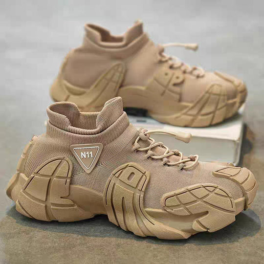 Damen sportliche High-Top Sneakers mit innovativer Sohlentechnologie R&B