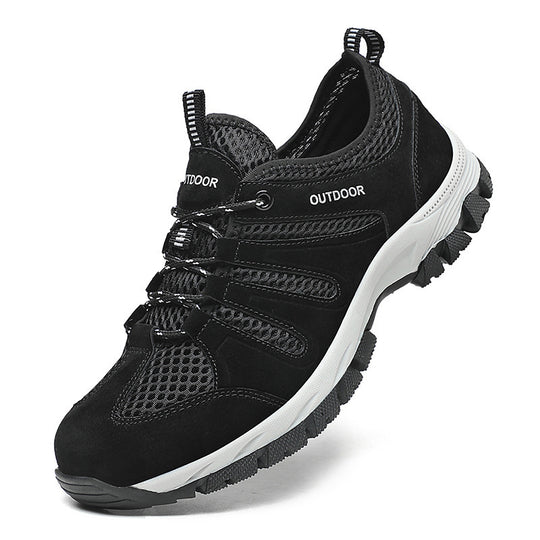 Damen Outdoor-Sneaker mit atmungsaktivem Mesh-Obermaterial und rutschfester Sohle R&B