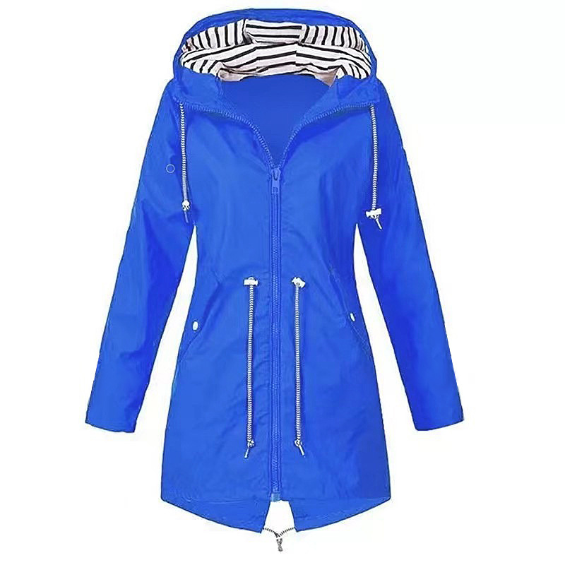 R&B | Kapuze Winddichte Regenjacke Langarm