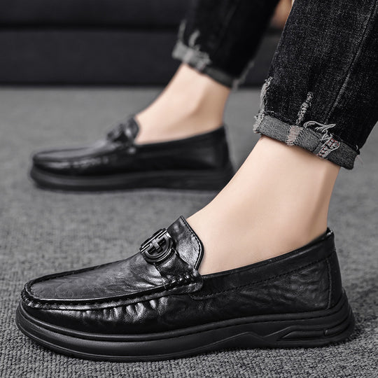 Herren elegante Mokassins mit modischem Design und hochwertigem Lederoberteil R&B