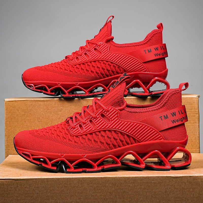 Damen Sportliche Dämpfungs-Sneaker mit atmungsaktivem Obermaterial