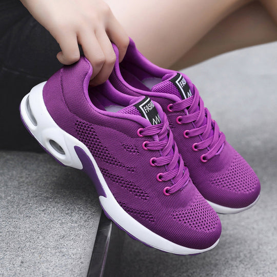 Damen Leichte und atmungsaktive Sportschuhe mit dämpfender Sohle R&B
