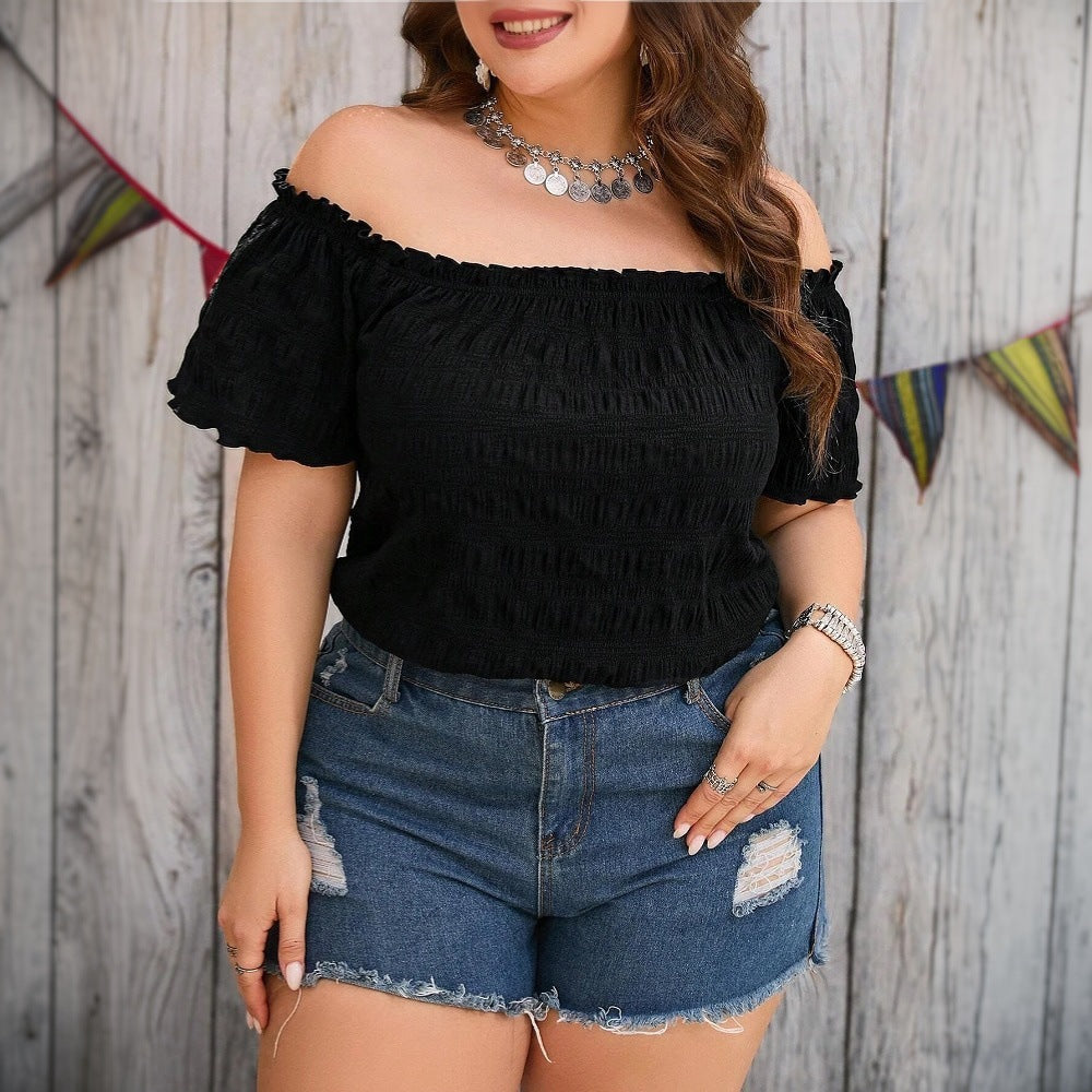 Damen Off-Shoulder Bluse R&B