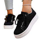 Damen Modische Sneaker mit hohem Plateau