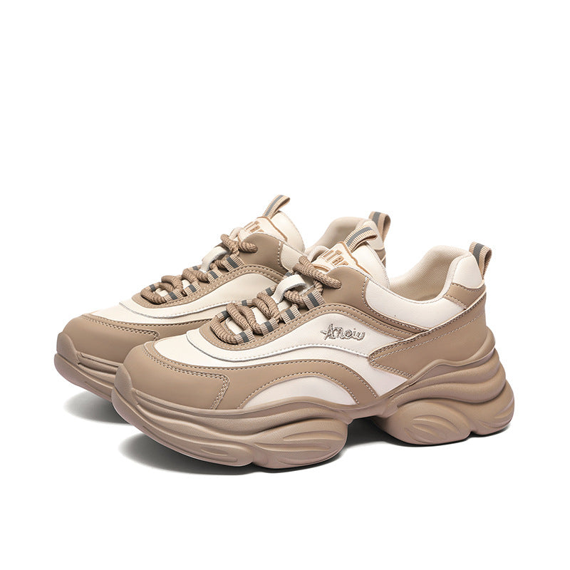 Damen Sportliche Chunky Sneakers mit rutschfester Sohle und dämpfendem Fußbett R&B