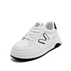 Damen modische Sneaker mit dicker Profilsohle und atmungsaktivem Obermaterial R&B