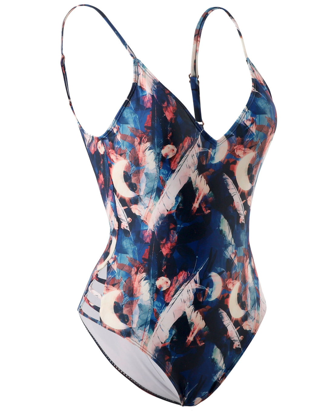 Damen Sportlicher Einteiler-Badeanzug mit hochwertigem Material R&B