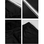 Herren sportliche Trainingshose mit seitlichen Streifen R&B