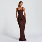 Damen Elegantes Maxikleid mit figurbetonendem Schnitt und raffiniertem Faltenwurf R&B