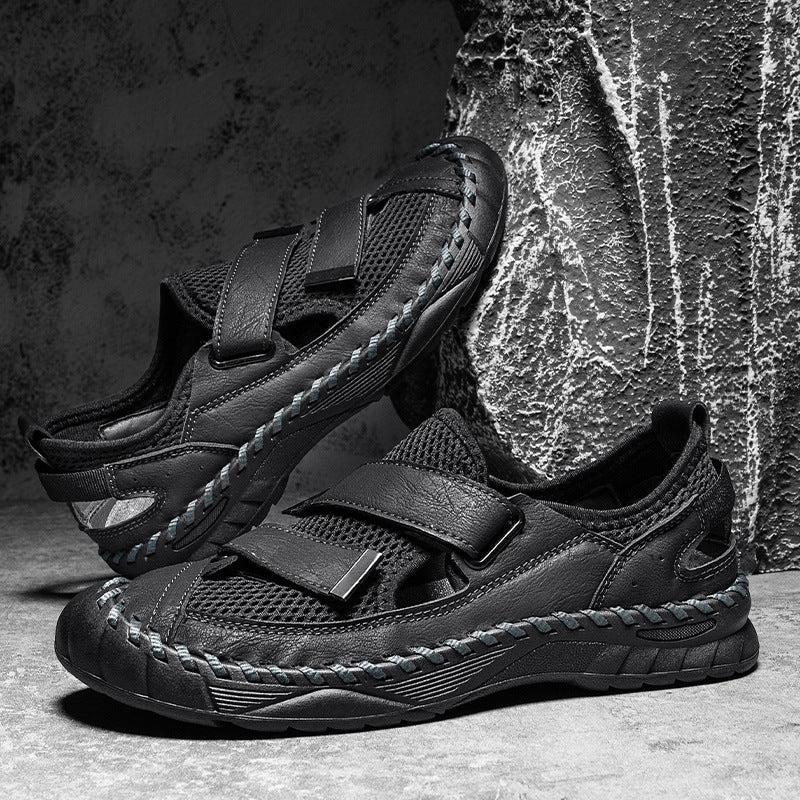 Damen Bequeme Freizeitschuhe mit verstellbaren Klettverschlüssen und atmungsaktivem Mesh-R&B