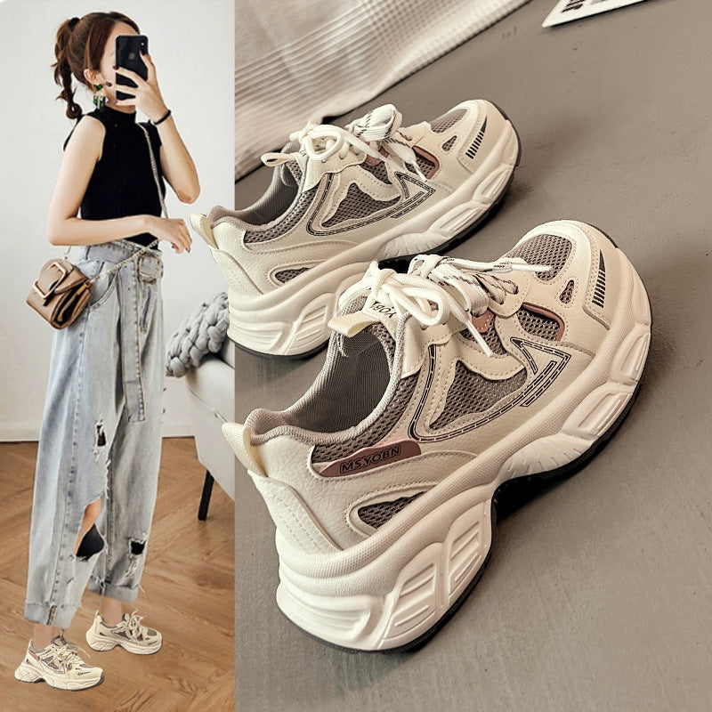 Damen Sportliche Sneakers mit atmungsaktiven Einsätzen und dämpfendem Komfort R&B