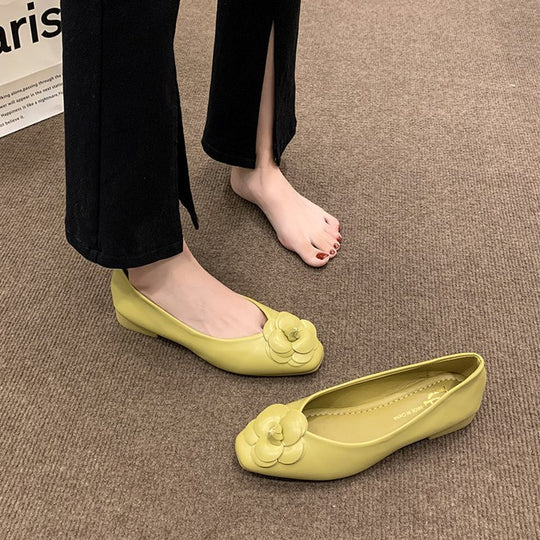 Damen Ballerinas mit floralem Dekor R&B