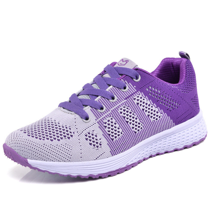 Damen Leichte und atmungsaktive Sport Sneakers mit flexibler Laufsohle R&B