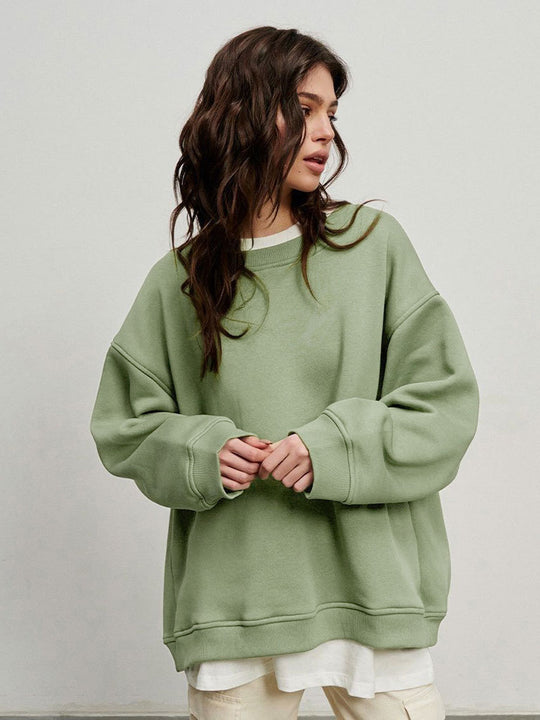 Damen lässiger Oversized Sweatshirt R&B