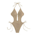 Damen Einteiliger Badeanzug mit raffiniertem Cut-Out-Design R&B