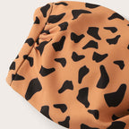 Damen Bandeau-Bikini mit modischem Leopardenmuster und verstellbarem Höschen R&B