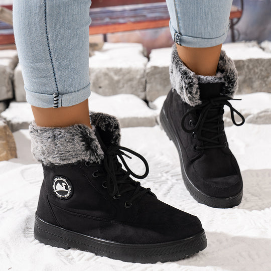 Damen gefütterte Winterstiefel R&B