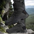 Herren robuste Wanderschuhe mit hohem Knöchelschutz und rutschfester Sohle R&B