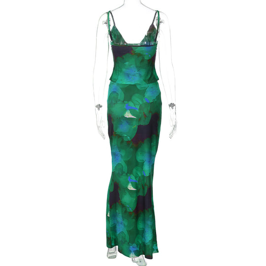 Damen Elegantes und figurbetontes Leopardenset R&B