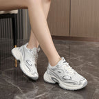 Damen Sportliche Sneakers mit atmungsaktiver Mesh-Oberfläche und gepolsterter Sohle R&B