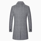 Herren eleganter Glencheck-Mantel mit wärmendem Innenfutter R&B