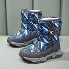 Damen isolierte Winterstiefel mit rutschfester Profilsohle und atmungsaktivem Innenfutter