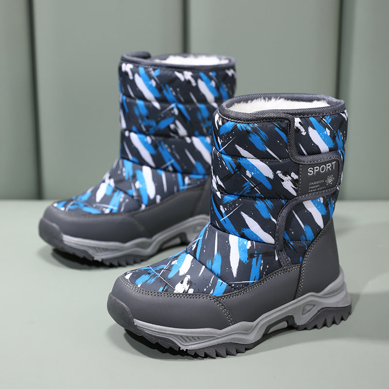 Damen isolierte Winterstiefel mit rutschfester Profilsohle und atmungsaktivem Innenfutter