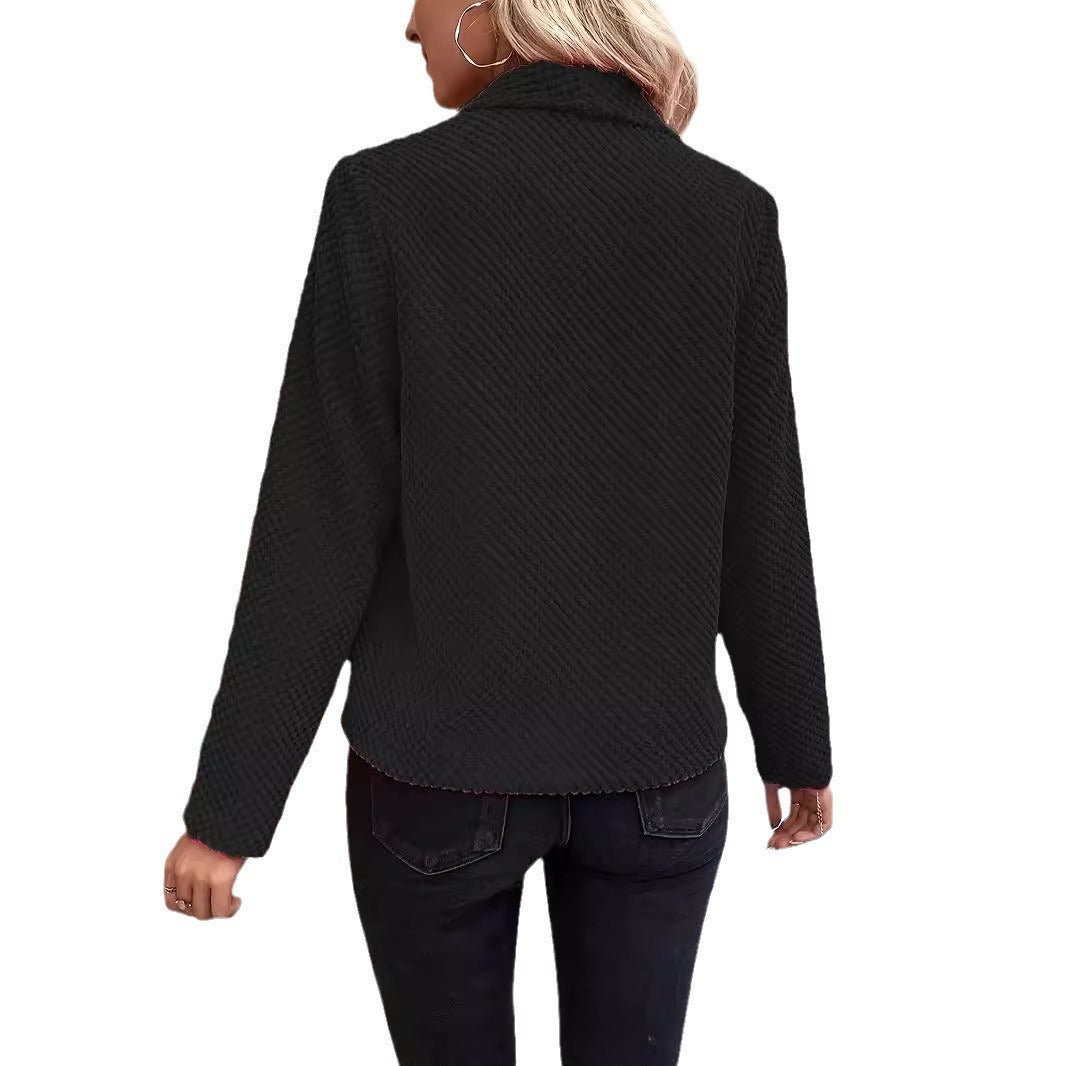 Damen Waffelstruktur Blazer R&B