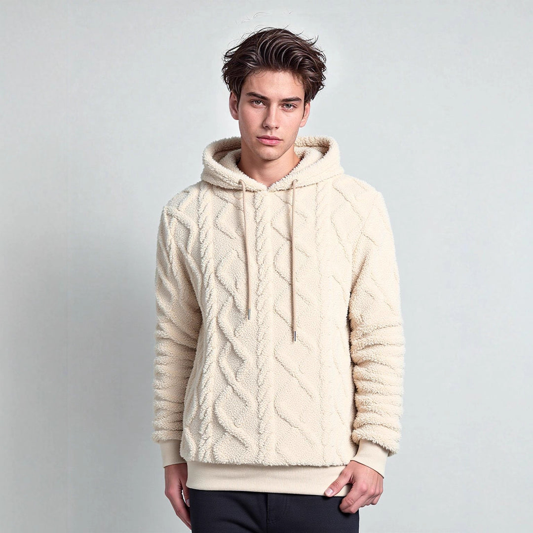 Damen Kuscheliger Fleece-Hoodie mit strukturiertem Design R&B