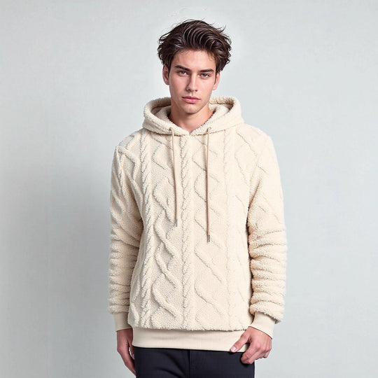 Damen Kuscheliger Fleece-Hoodie mit strukturiertem Design R&B
