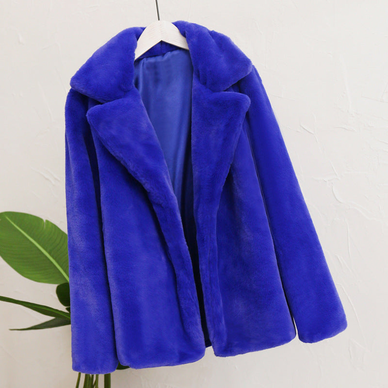 Damen Flauscher Mantel R&B