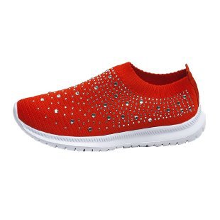Damen Sneaker mit funkelnden Strassdetails und atmungsaktivem Obermaterial R&B